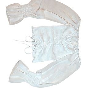 white blouse long sleeve